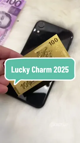 This 2025, let's try our luck with the attracting power of a lucky charm. Walang masama kung maniniwala. Pero siyempre dapat may kasamang dasal, sipag at tiyaga! #luckycharm #luckycharm2025 #2025luckycharm #goldenmoneyfoil #godalwaysprovide 