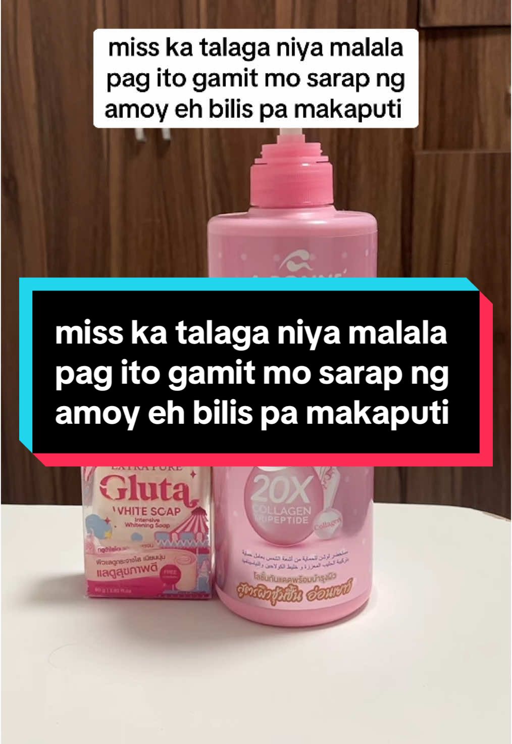 miss ka talaga niya malala pag ito gamit mo sarap ng amoy eh bilis pa makaputi  #fyp #skincare #bodycare #whitening #whiteninglotion #whiteningsoap 