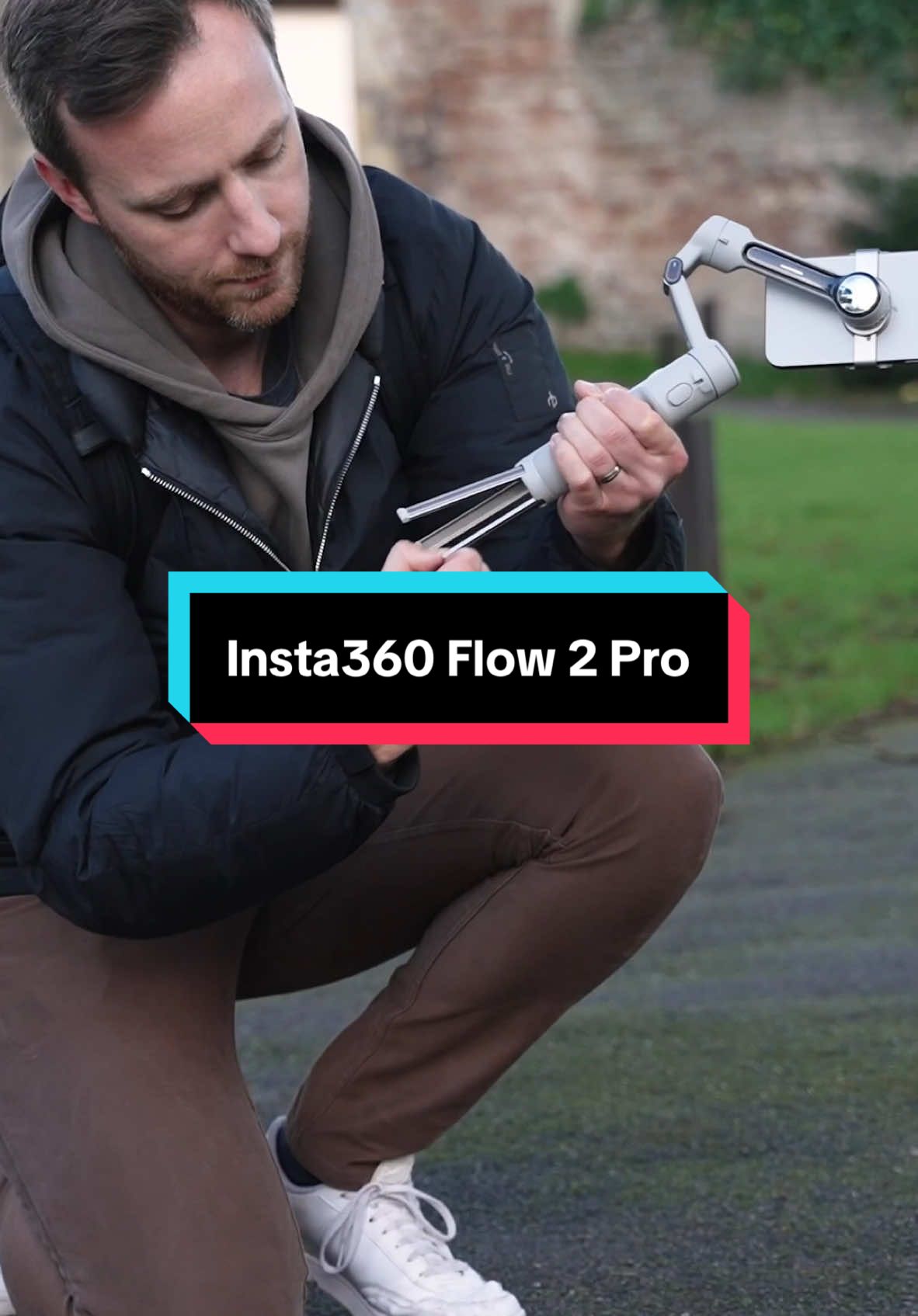 Playing with my new Insta360 Flow 2 Pro! 😀 (available now) AD #insta360 #iphone #video #insta360flow2pro @insta360_official 