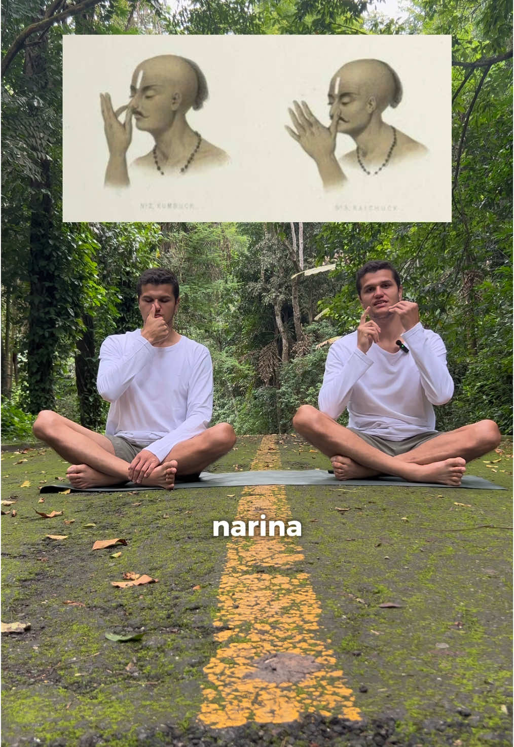 Respirar por apenas uma narina garante um fluxo maior de ar, diminuindo a frequência cardíaca e desacelerando sua mente!🧘‍♂️🫁🧠  #respiração #yoga #autoconhecimento 