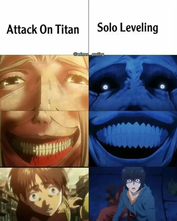 same same but different different 😞 #AttackOnTitan #sololeveling #eren #sungjinwoo #tiktokofficial #tiktokviral #tiktoker #viralvideo 