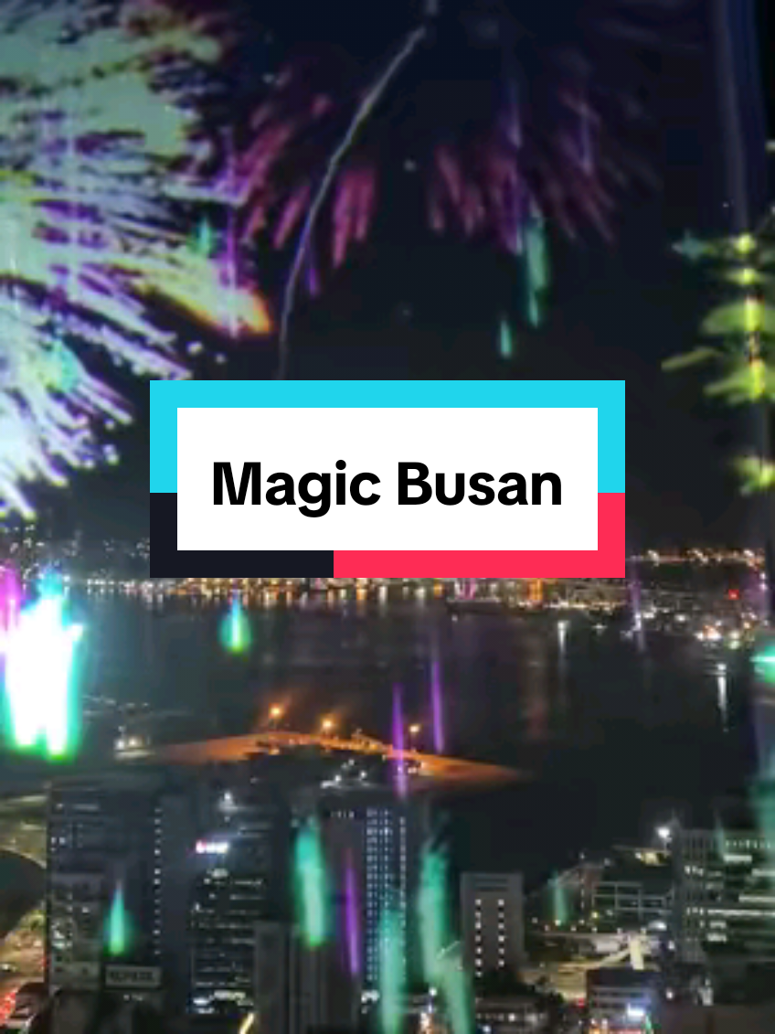 Magic Busan 😍🤩 #korea #busan #ilovebusan #korealover #travel #traveler #enjoylife #workless #usa