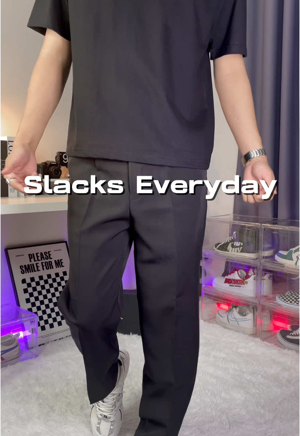 สแล็คผู้ชายตัวนี้ผ้านุ่มสบาย [ #กางเกงสแล็คผู้ชาย #กางเกงสแล็ค #slackpants #workfit #แต่งตัวผู้ชาย ]