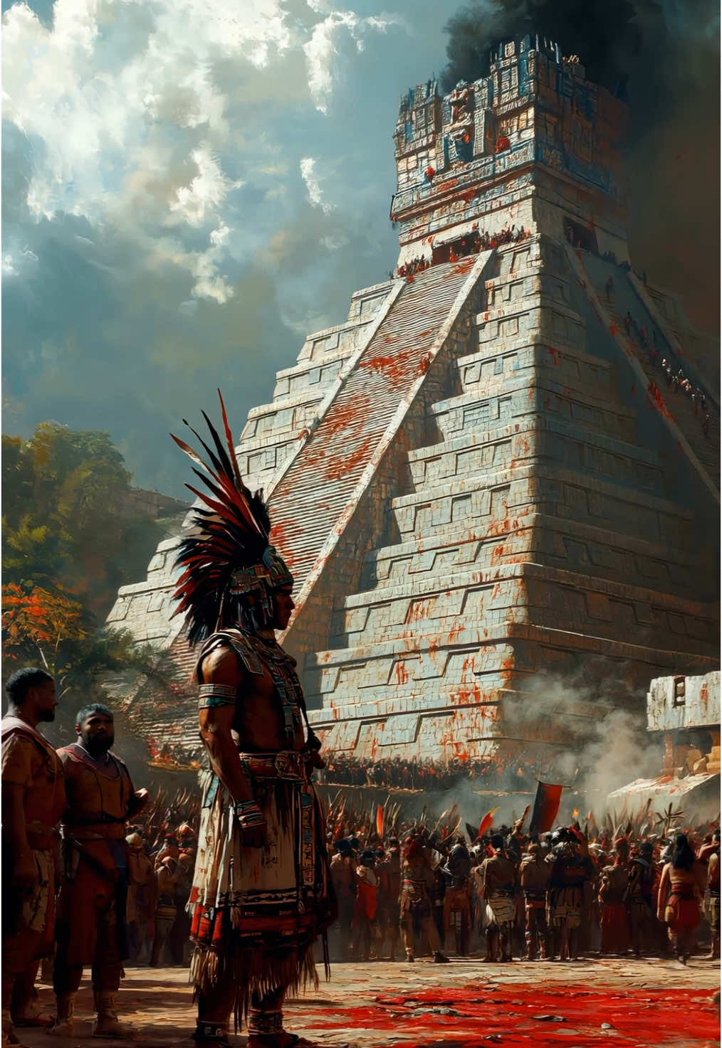 Discover the Aztec Empire at its height in Tenochtitlán, with cinematic scenes showcasing markets, agriculture, and pyramid grandeur. A glimpse into Aztec history and culture. #AztecEmpire #AncientCivilizations #CinematicVisuals #EpicHistory #AI #Film