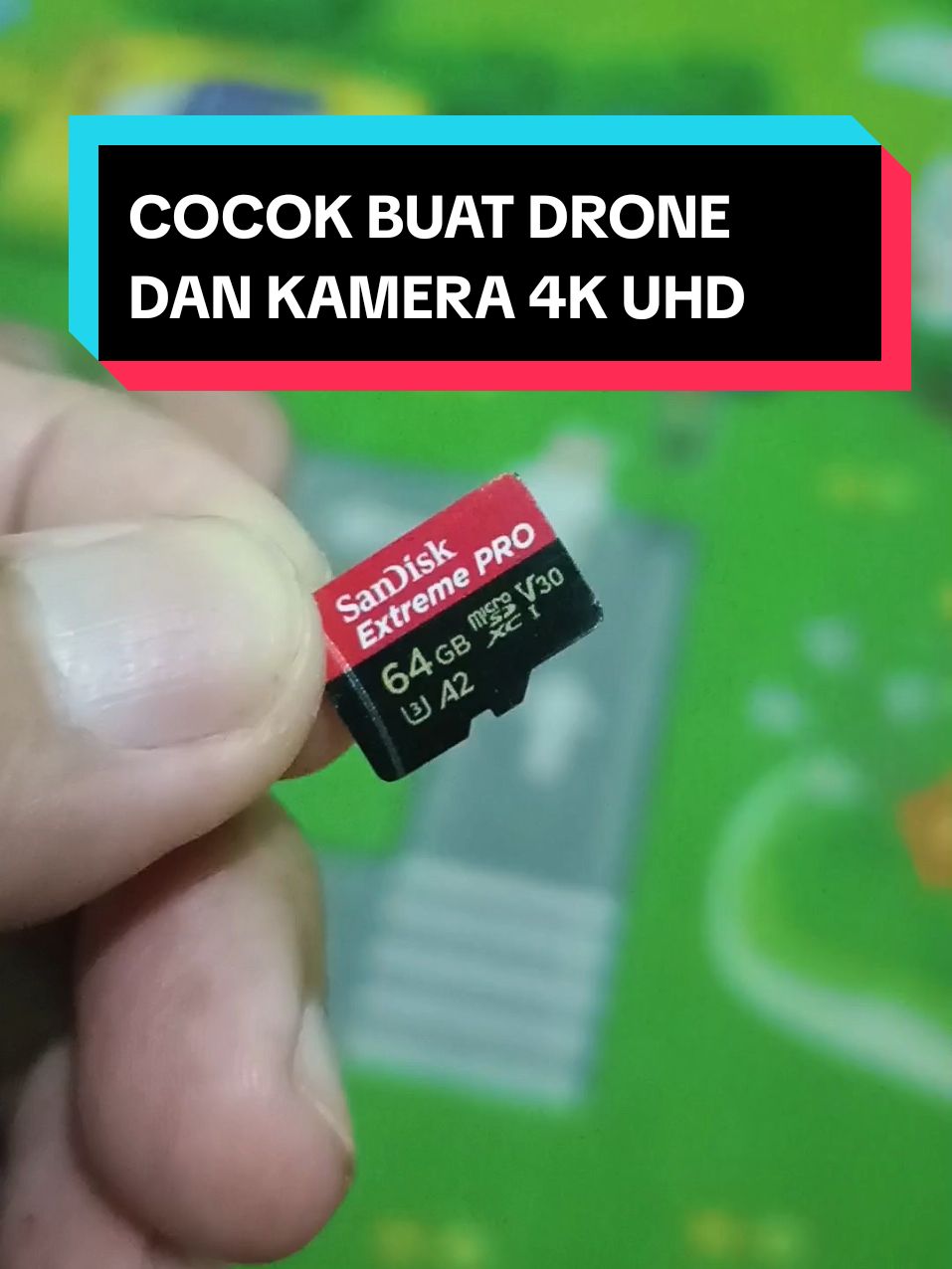 Memory Yang Cocok Buat Drone | Sandisk MicroSD Extreme Pro A2 U3 200MBps (64GB) 4K UHD Pernah kehilangan momen penting karena memori penuh atau lambat? Jangan biarkan hal itu menghambat kreativitas Anda lagi!