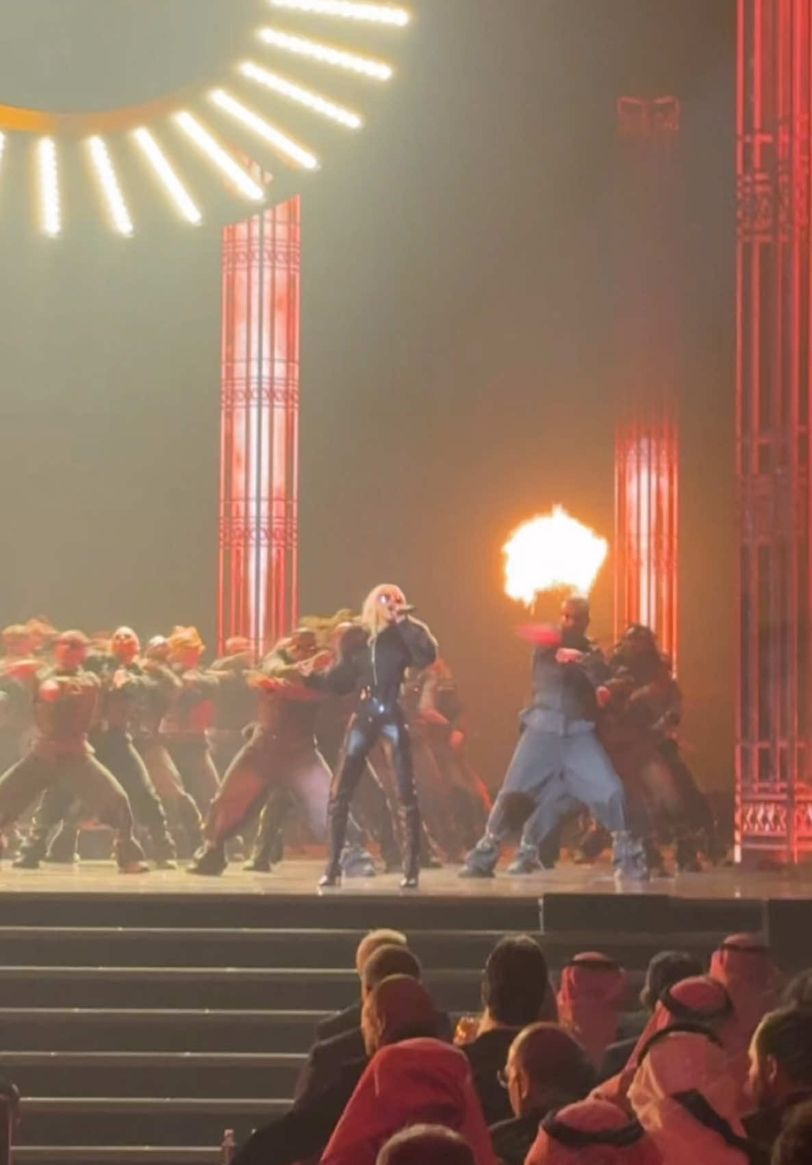 Christina Aguilera on Joy Awards stage