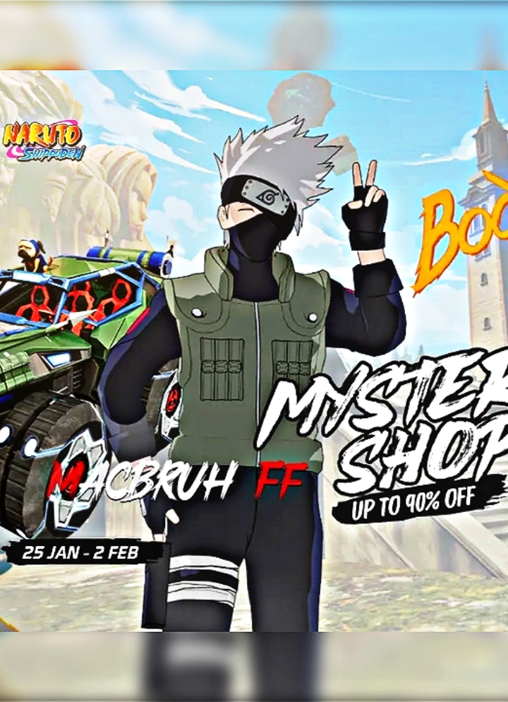 Mysteryshop Kakashi Part 2🔥 #raffzz #freefire #mysteryshop #epep #kakashi #fypツ #fyp 