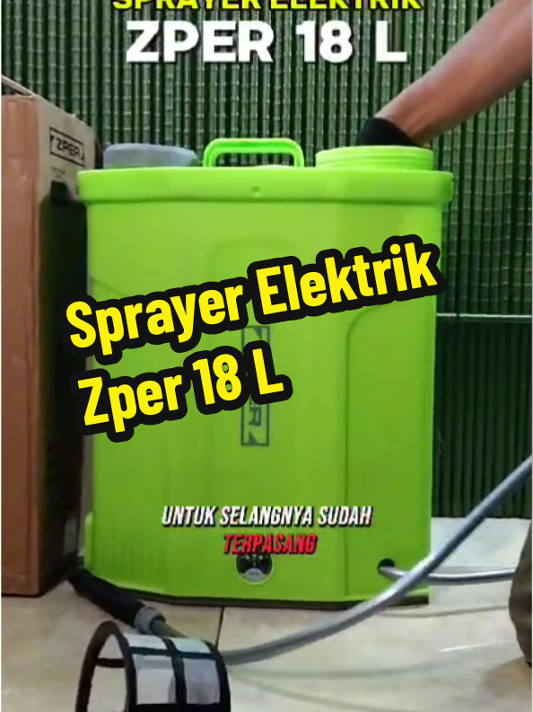 Sprayer Elektrik Zper 18 L  Alat semprot pertanian.  #sprayerelektrik #semprotanelektrik #alatsemprotpertanian #semprotanpertanian 