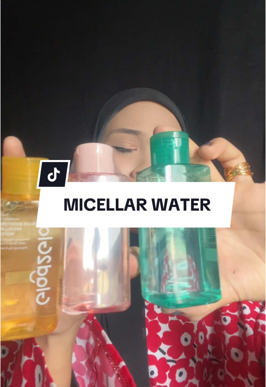 Korang pakai micellar water apa? Ni aku nk bgtau korang, glad2gloq keluarkan micellar water mengikut skin korang tau! Best kan? #micellarwater #glad2glow 