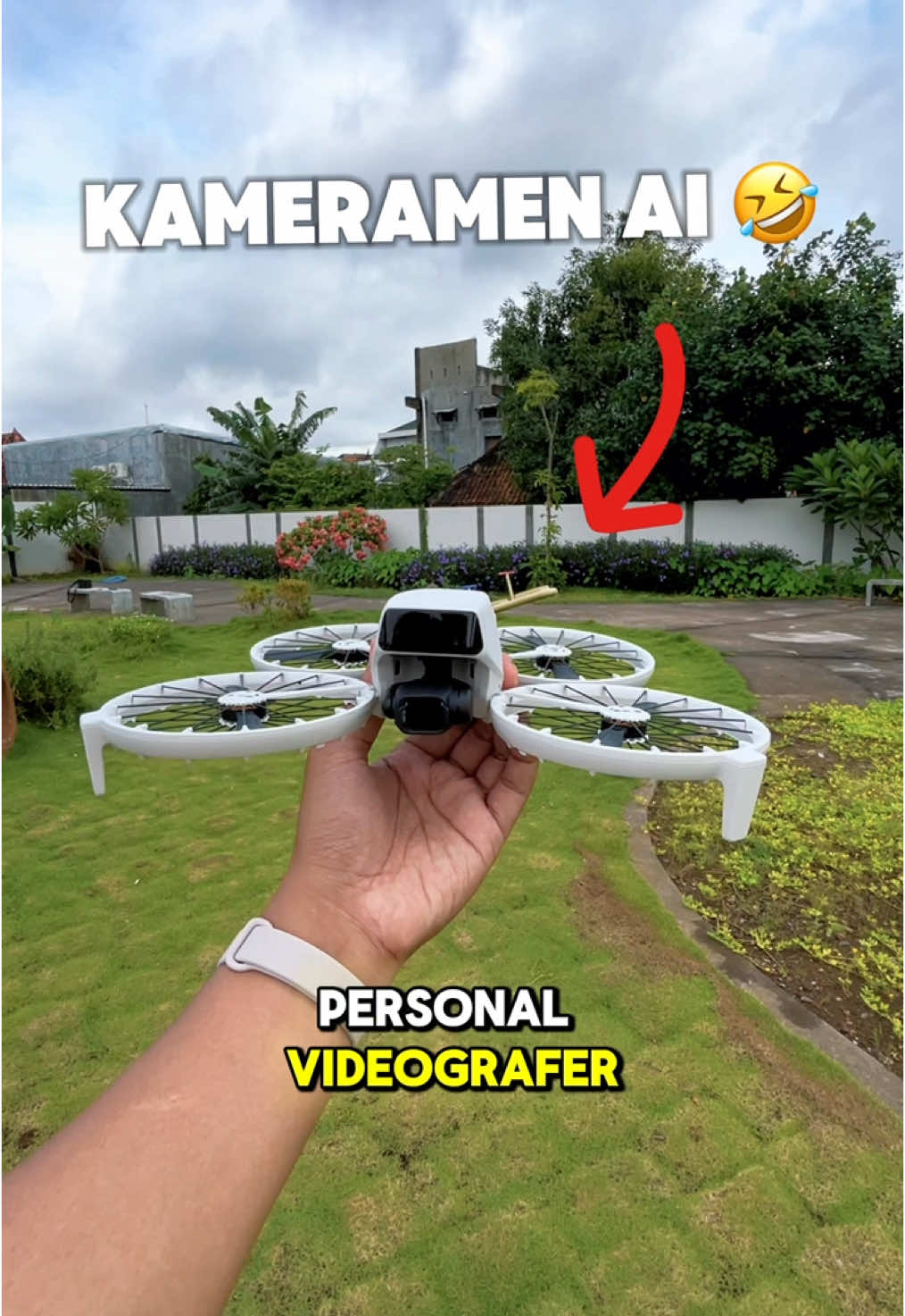 Kameramen orang ❌ kameramen drone ✅ #drone #djiflip #djindonesia 