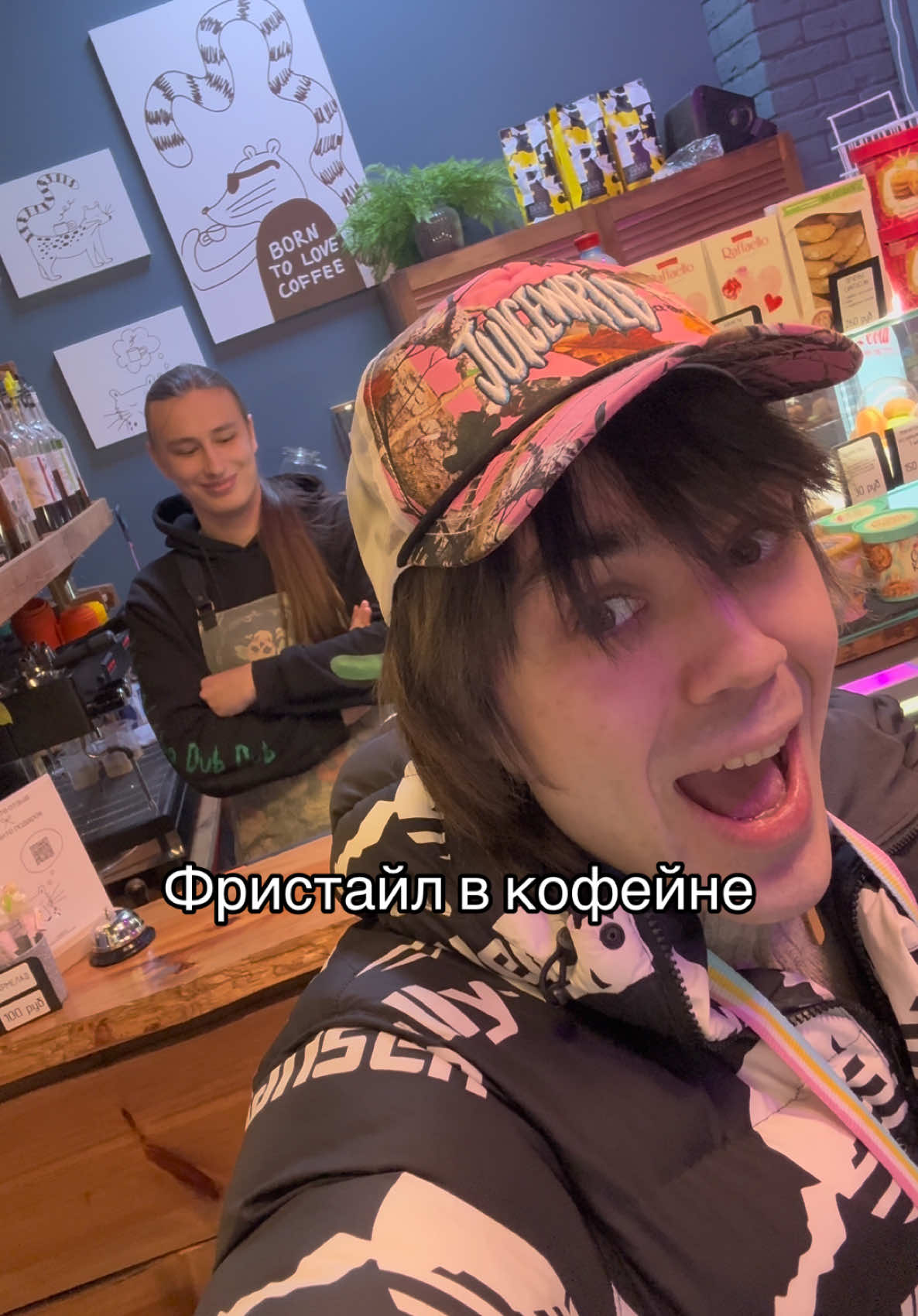 Фристайл в кофейне #freestylerap #фристайл #freestyle #fyp 