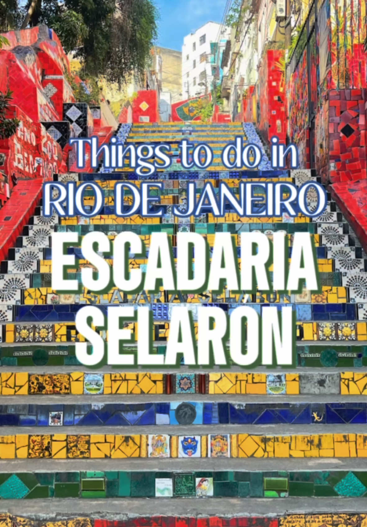 Things to do in Rio De Janeiro 🇧🇷: Escadaria Selarón (Selarón Steps) Created by Chilean born artist, Jorge Selarón, this tiled staircase features over 2,000 ceramic tiles from 60+ countries! If you want pictures without crowds then you’ll need to get here really early. We got here around 6am and had the place to ourselves for a good 30 minutes #EscadariaSelarón #SelarónSteps #RioDeJaneiro #VisitBrazil #TravelBrazil #BrazilianCulture #HiddenGems #MosaicArt #StreetArtLovers #TravelGoals #SouthAmericaTravel #ColorfulAdventures #TravelInspiration #MustSeeDestinations #TropicalVibes