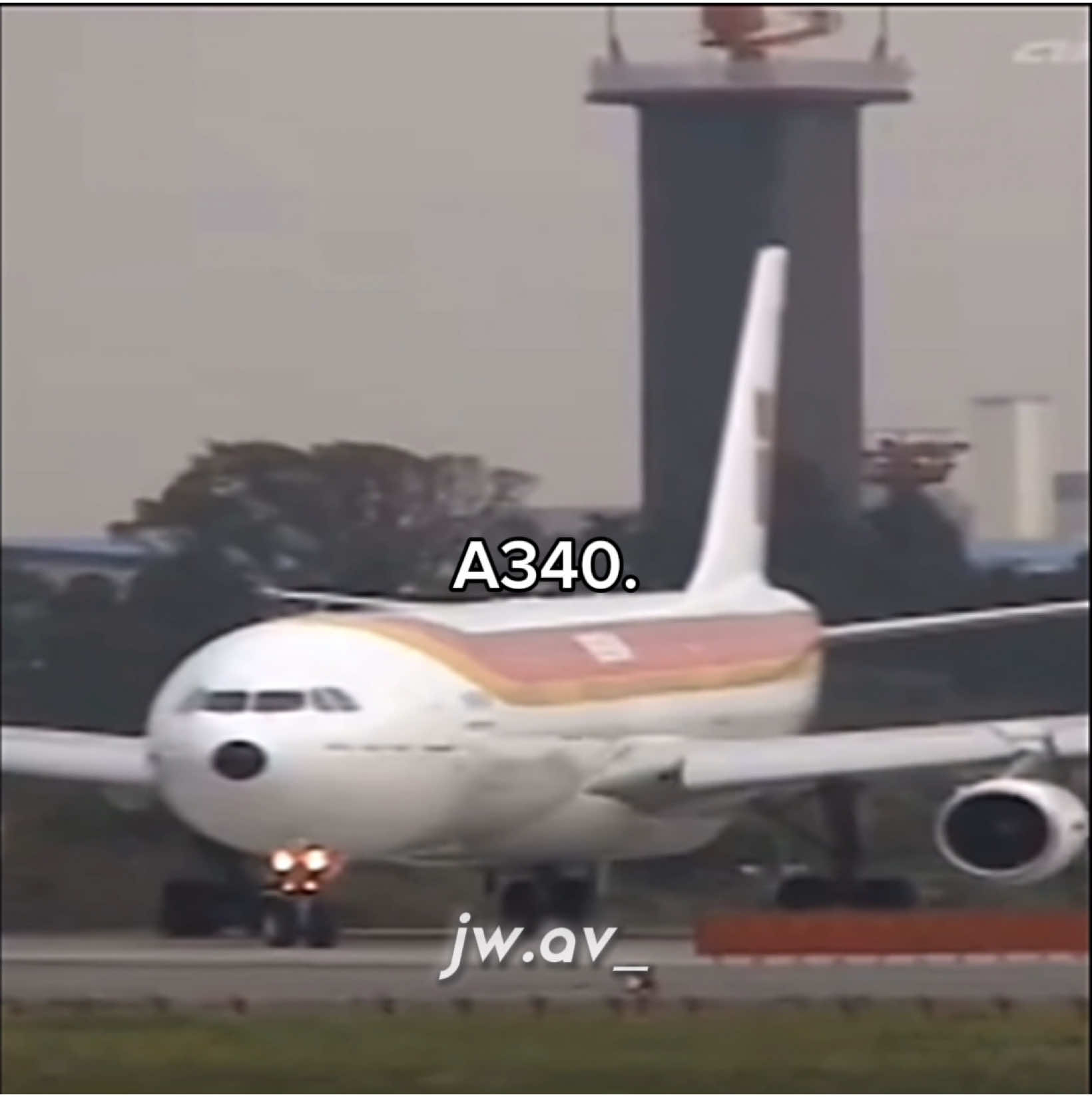 A340. Literally. #aviation #airbus #a340 #fyp 