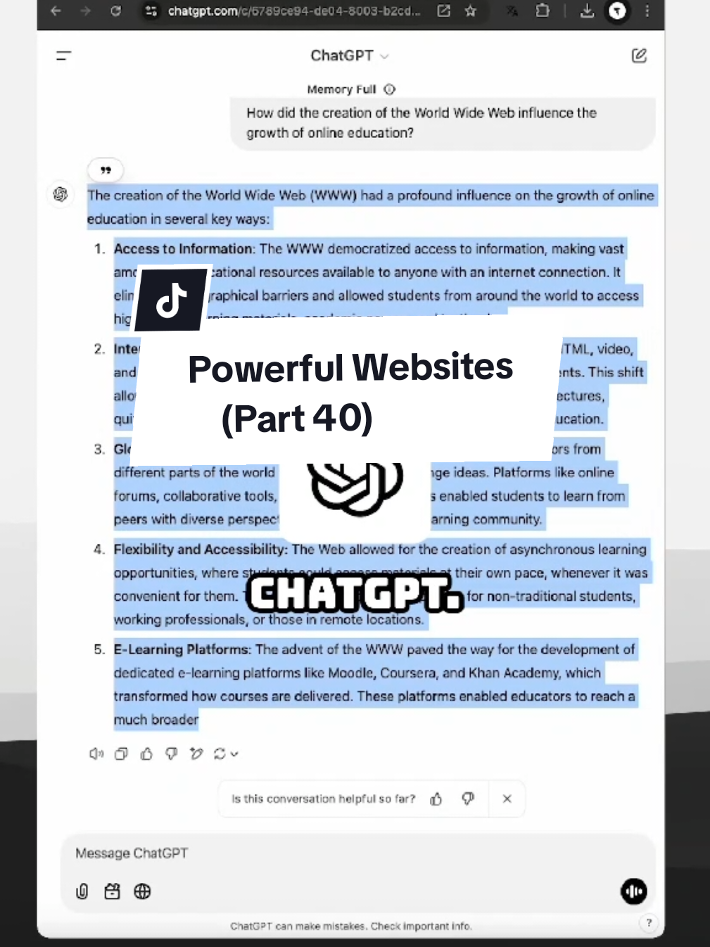 Do This Before Copying and Pasting From Chatgpt #chatgpt #ai #college #university #turnitin 