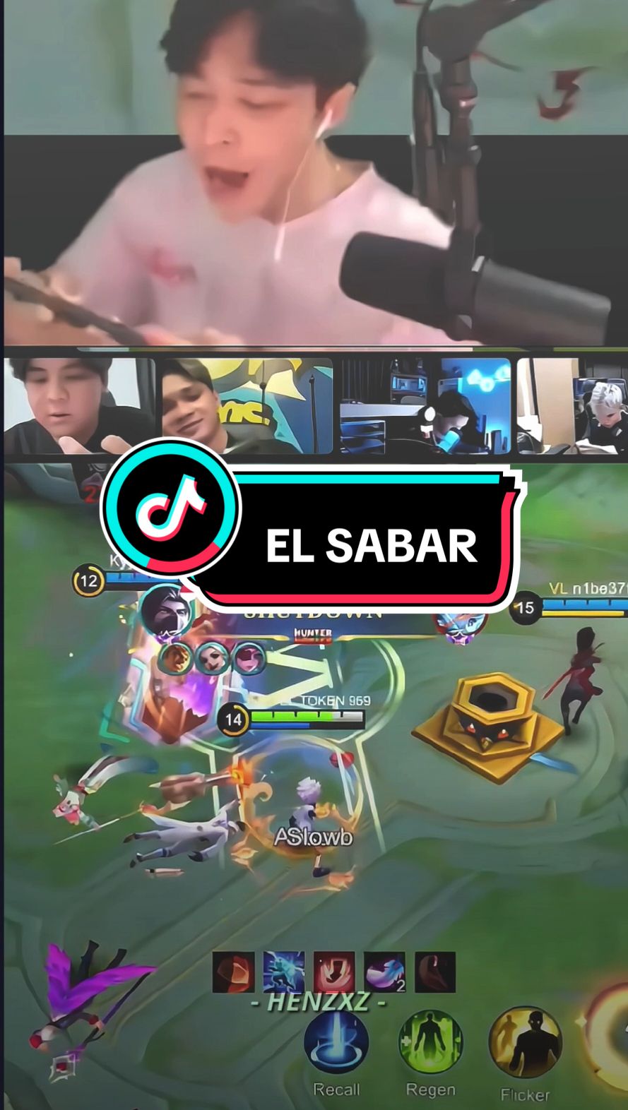 el sabar😭#mlbb×hunterhunter #mobilelegendsbangbang #mlbbnewskin #btrkyy #rrqskylar #btrluke #fyp 