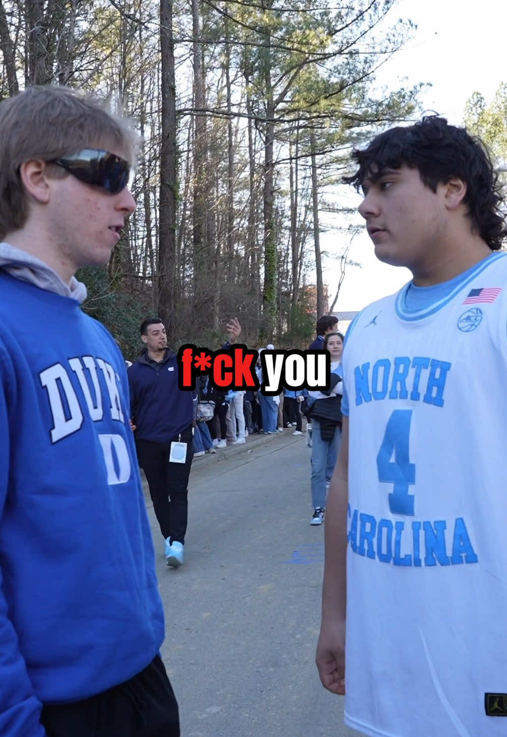 Duke Fan Trolls UNC! #unc #northcarolina #duke #NBA #nba2k #nbaedits #nbaplayoffs #nbafinals #nbabasketball #basketball #basketballchallenge #basketballtiktok #basketball🏀 #basketballtraining #basketballedits #basketballplayer #basketball4life #snarp #goinglobal #college #collegelife #collegegotmelike #collegehacks #collegememories #collegestudent #collegehumor #frat #fratparty #footballtroll #houseofhighlights #espn #sportscenter 