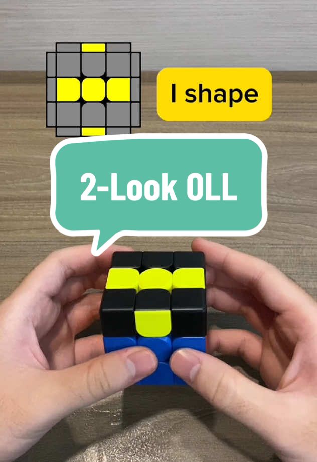 Hướng dẫn công thức 2-look OLL trên rubik 3x3 #2lookoll #cfop #rubik3x3 #rubikscube #huongdangiairubik #bangspeedcuber 