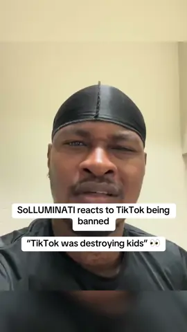 SoLLUMINATI reacts to TikTok being banned “TikTok was destroying kids” 👀 #solluminati #tiktokban #donaldtrump #ban #trending #fyp #streamer #fypシ 