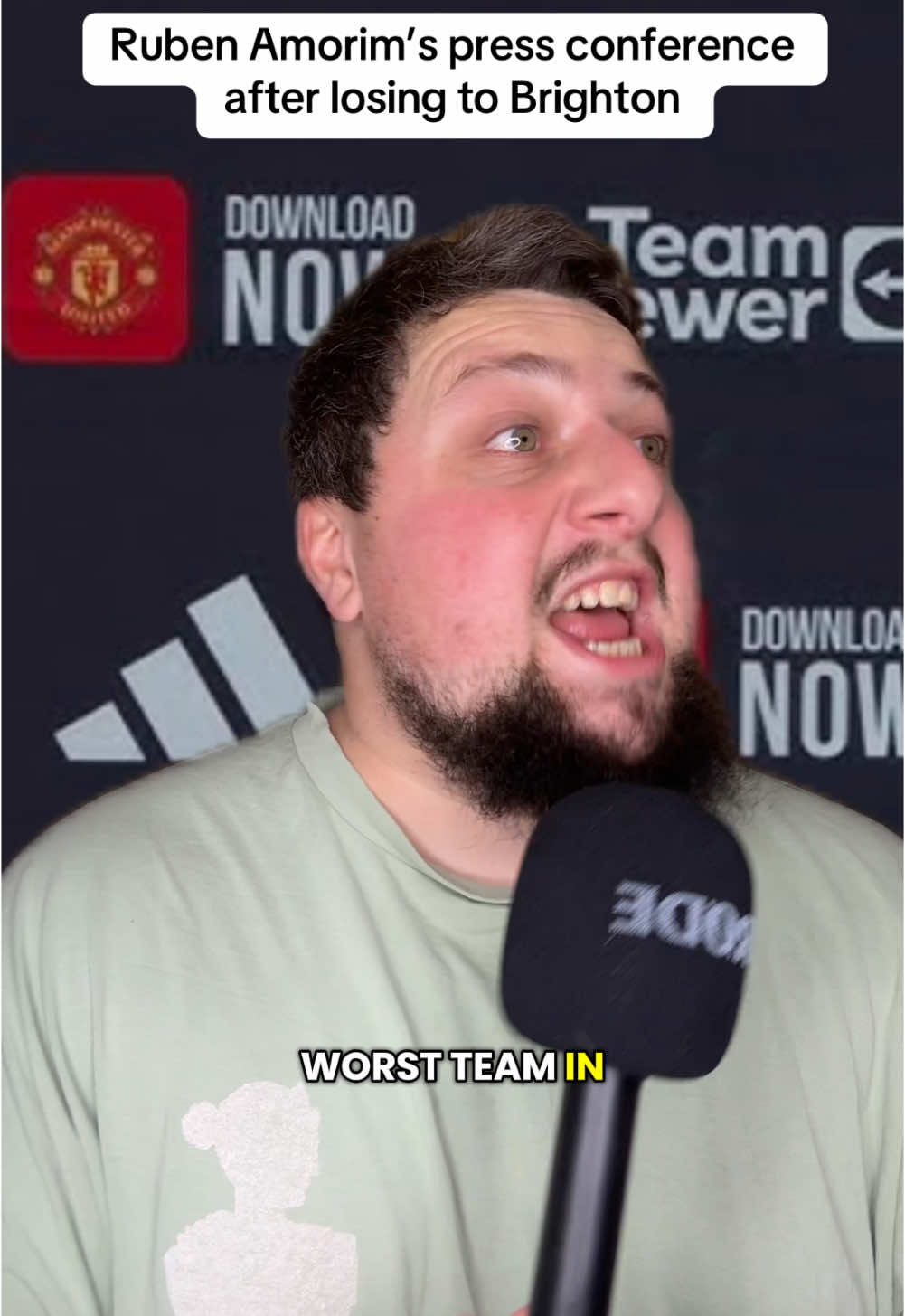 Ruben Amorim’s presser after losing to Brighton #fyp #manchesterunited #rubenamorim #presser #PremierLeague #brighton #ukcomedy #relatable #skit 