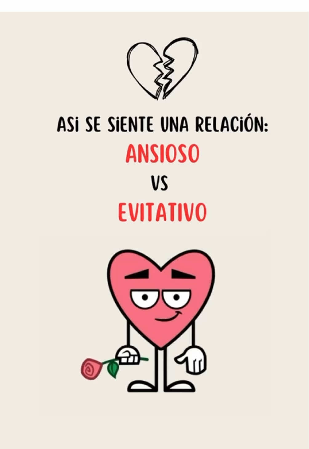 ANSIOSO VS EVITATIVO 💔 #apegoansioso #apegoevitativo #amorporpio #attachmentstyle #apego #apegoemocional #desapego #dejarir  