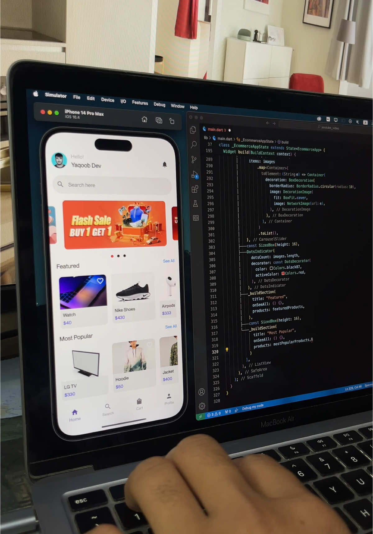 Flutter 5 UI Deisgn in 1 Minute 🧑‍💻 #tiktokbanned #usa🇺🇸 #flutter #coding #programming 