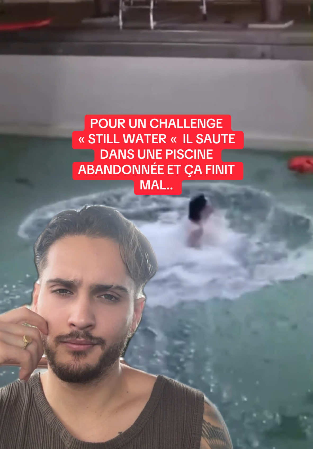 Aux États-Unis , le challenge « STILL WATER «  prends le dessus, un influencer saute dans une piscine abandonnée et cela tour au drame 😳#stillwater #horreur #mystere #histoire 