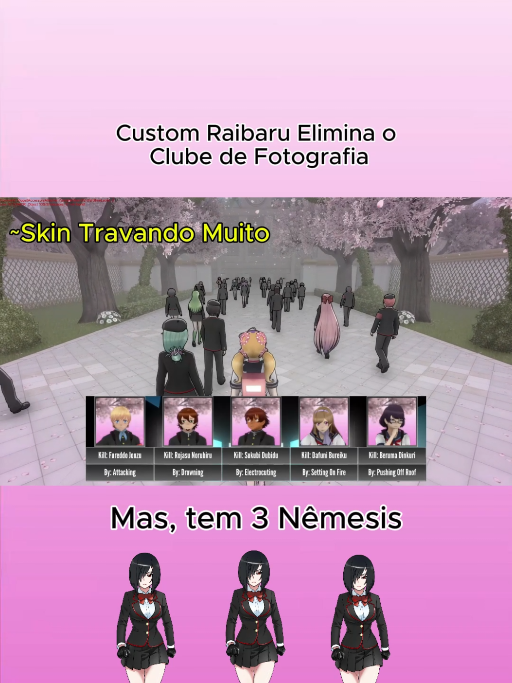 E aí Players? Hoje, Custom Raibaru vai eliminar o clube de fotografia, mas, só tem 5 Nêmesis agressivas atrás de mim 🫠 #yanderesimulator     #yandere     #rivals     #missionmode     #mission     #yanderesimulator1980     #yanderesimulator1980mode     #ryoba     #ryobaaishi     #yanderesimulator1980s     #yanderesimulator1980sryoba     #yanderesimulatorbr     #yanderesimulatorgameplaybr     #yanderesimulatormeme 