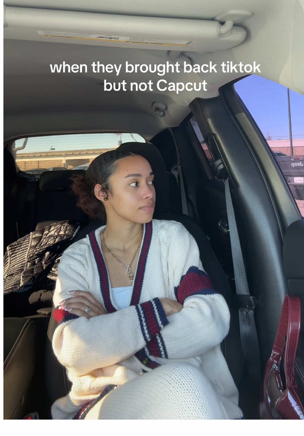 thank you, but yes im pouting🙄 . #capcutban #tiktokisback #editingapps #contentcreatorsoftiktok #contentcreatorstruggles 