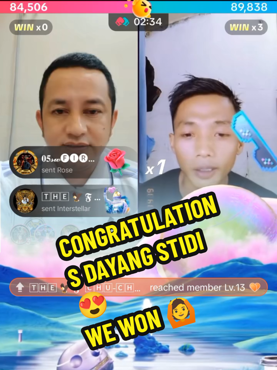 # INTERNATIONAL PK BATTLE OF @🦂𝐓.𝐒.𝐊🦂ᛃ⁰⁶𝐒٭𝐓𝐈𝐃𝐈⚡︎⁷⁷ @🖤Mr°As_⁷⁷  congratulations dayang STIDI 😍..nang daug kw @🅃🄷🄴 🦅🆈🅷🅰🅽🅶 17-3 