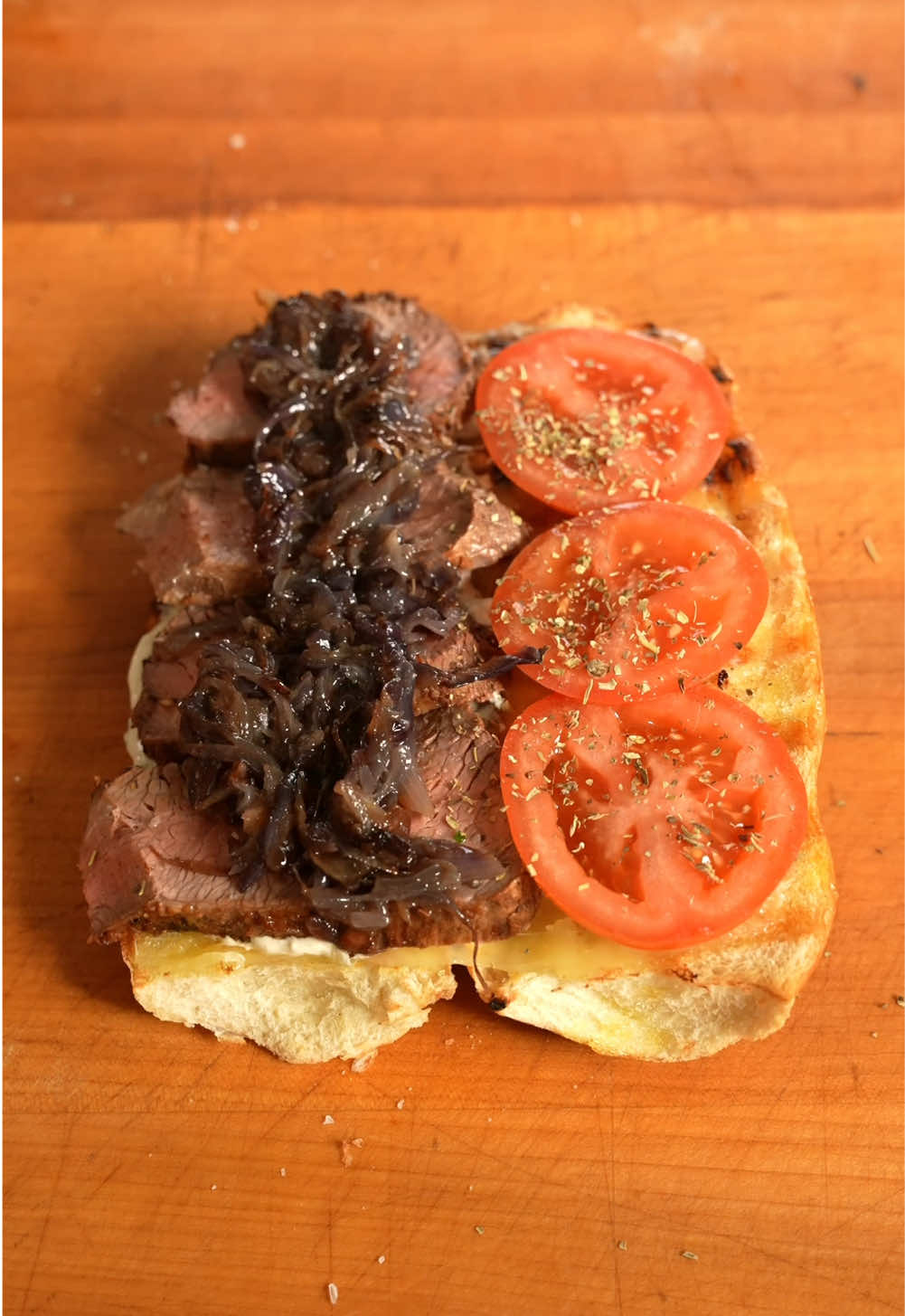 Tri tip steak sandwich #sandwich #steak #weback