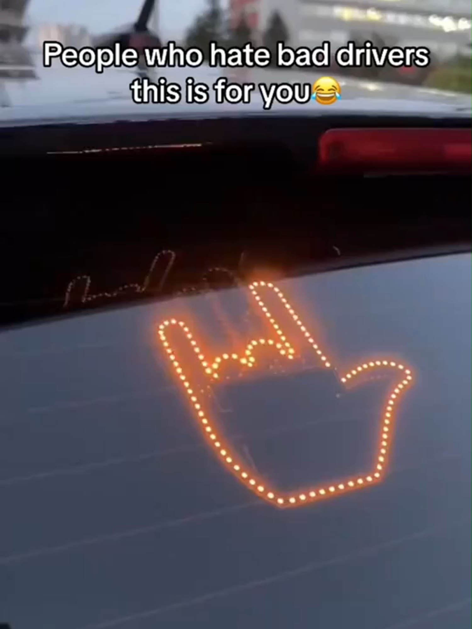 Got a little extra frustration in traffic? 😜 Let this LED middle finger light panel do the talking for you! Perfect for those moments when reckless drivers push you to the limit. Stick it on your car and light up the road with some bold attitude. 🚗💡 LINK IN BIO  #LEDSign #CarMods #FunnyCarAccessories #RoadRageRelief #CarHacks #CustomCars #DriveWithAttitude #FunnySign #CarLifestyle #TikTokShop #CarGoals #UniqueCarAccessories #TrendingNow