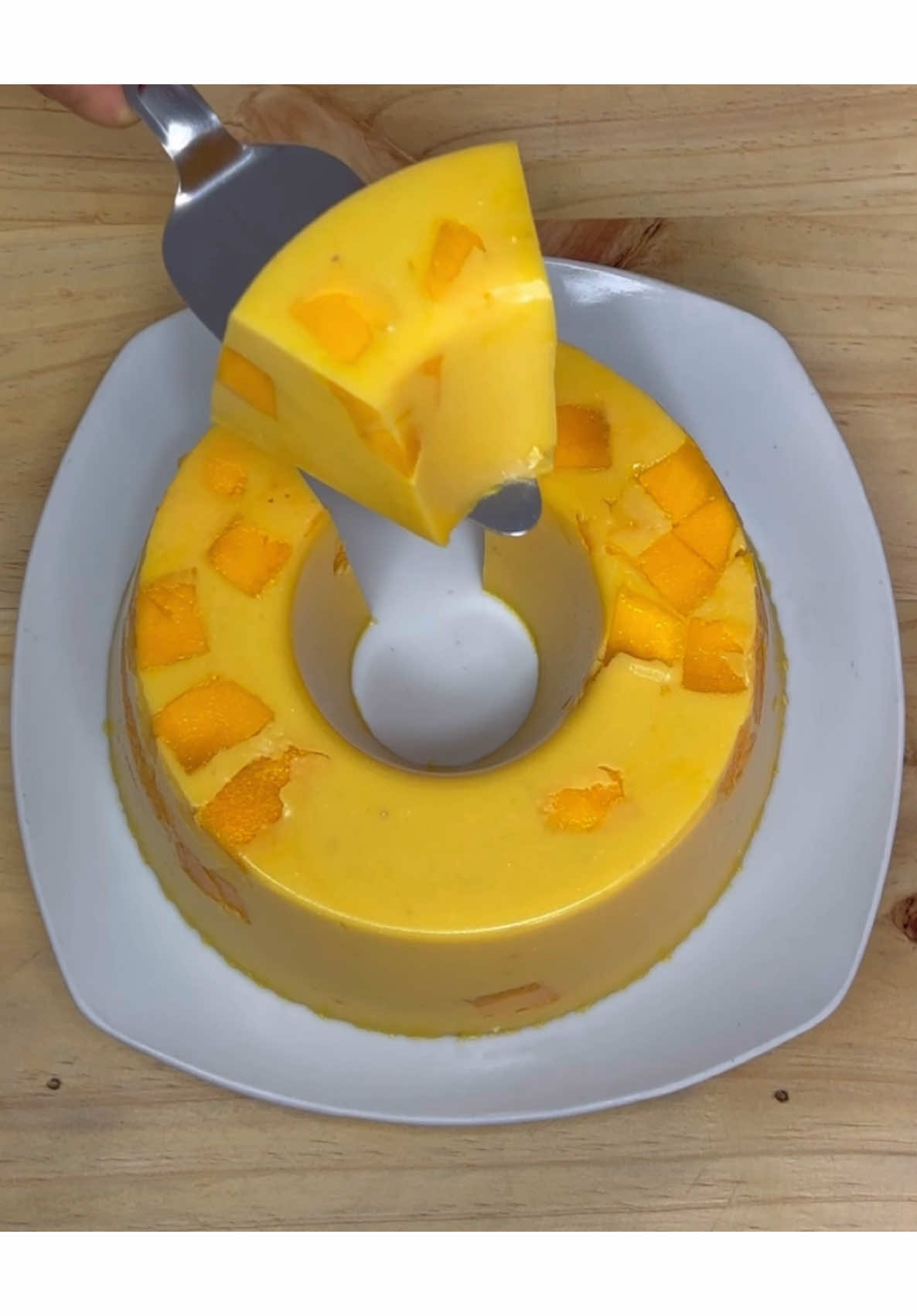 Postre de mango fácil y rápido de preparar.