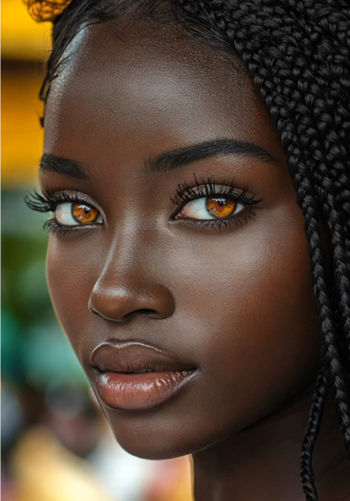 Careful where you look… my eyes have a way of making men forget everything else. 🔥👀 #GoldenGaze #Spellbound #TryToLookAway #NoEscape #CantResist #HeartStealer #TooLateToLookAway #CanYouHandleIt #NaturalBeauty #UntamedBeauty #blackbeauty🖤 #NoEscape 