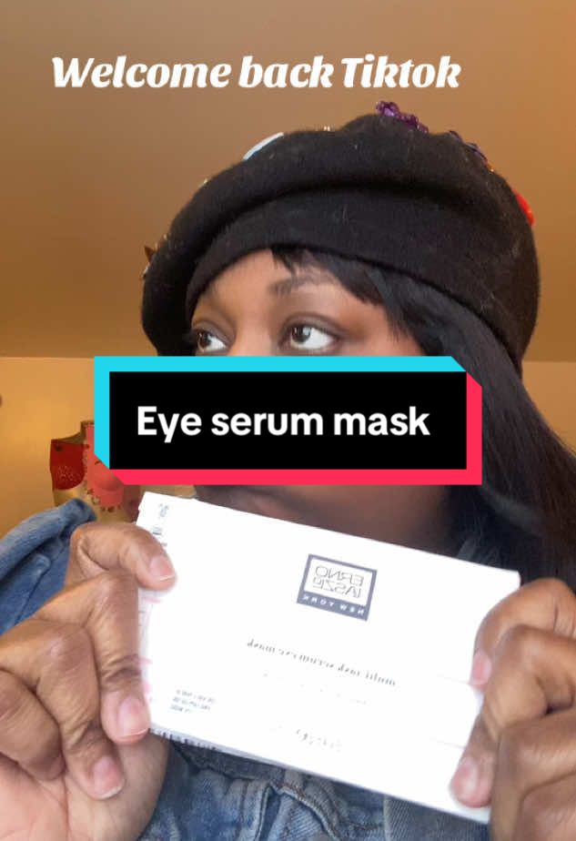 Listen this serum mask feel so good on my skin! #eyeserum