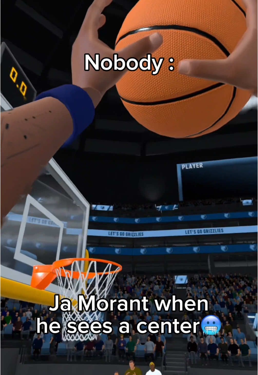 Ja Morant🥶 #gymclassvr #vrbasketball #basketball #virtualreality #metaquest #sports #NBA 