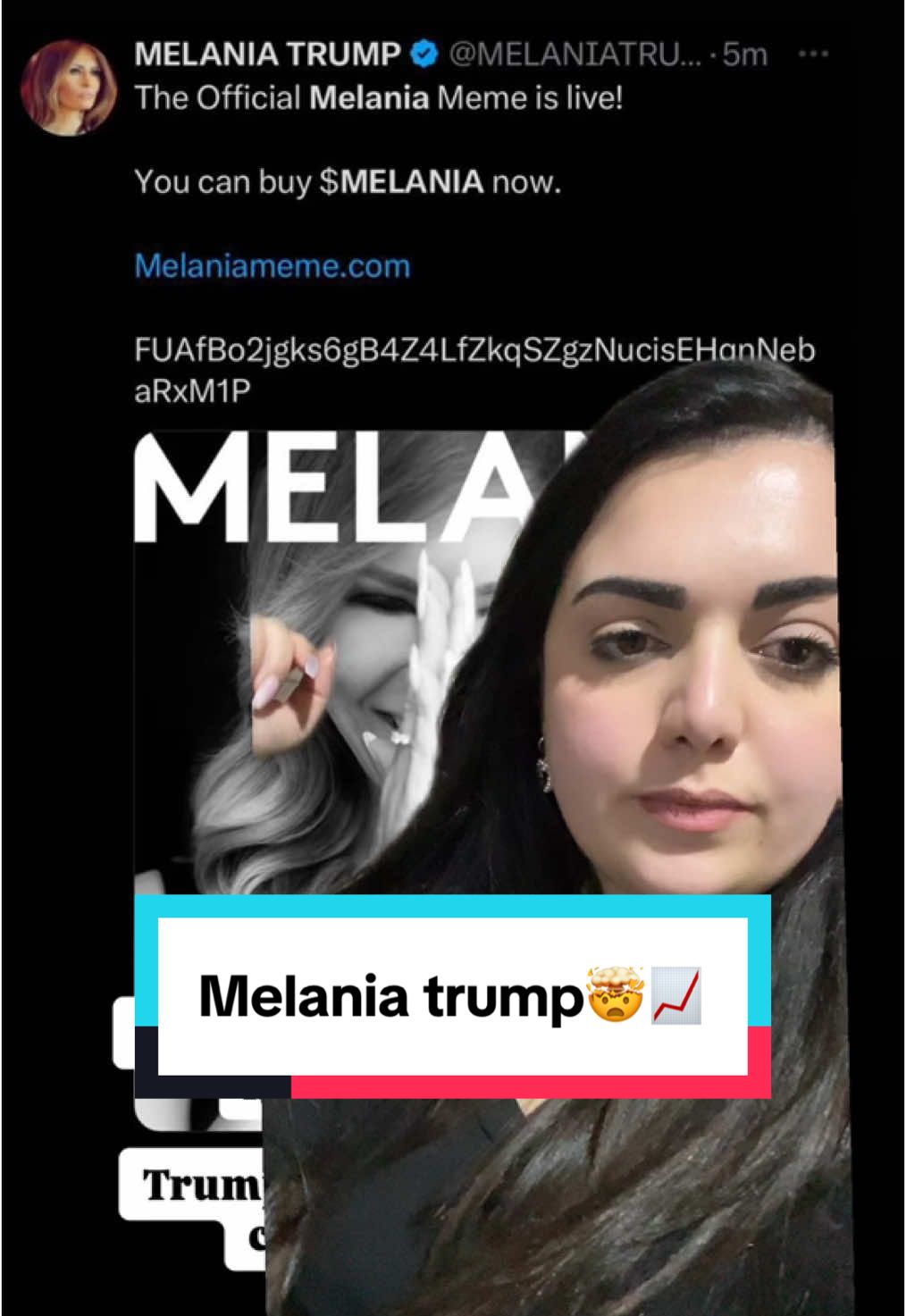 Melania trump meme🤯🔥🔥 #melaniatrump#melania#trump#trumpcoin#solana#pump#memecoin#عملات_مشفرة #عملات_رقمية #استثمار #investing#bitcoin #dogecoin #elonmusk #web3 #web3crypto #riyadh  