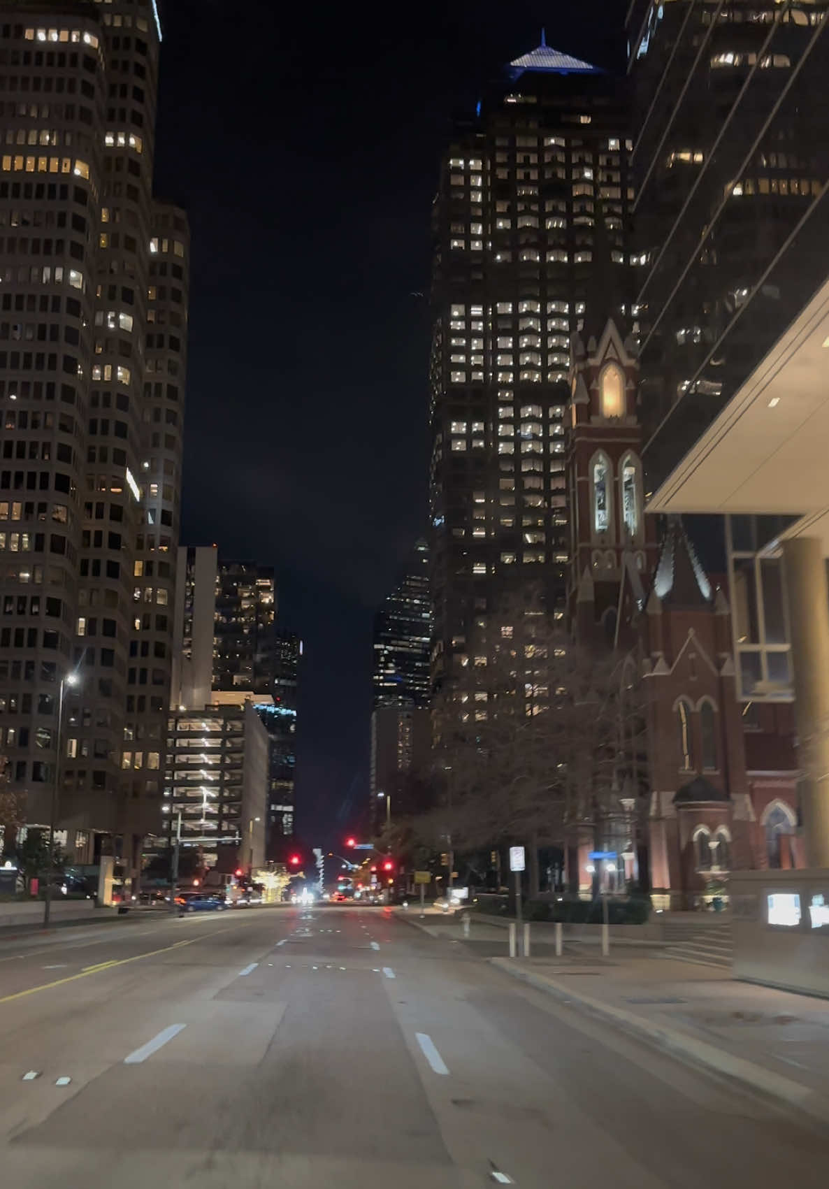 Night view downtown Dallas 🚘💖 #nightout #nightview #downtowngirl #downtowndallas #scenery #Outdoors #citygirl