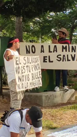 Hablar sin miedo, Actuar sin miedo, no a la minería metálica ❌👊🏻  #elsalvador🇸🇻 #noalamineria #flypシ 