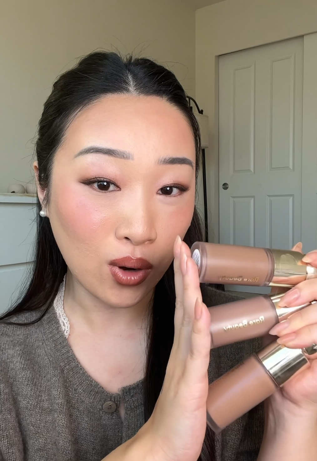 First look at the @Rare Beauty Liquid Contour!