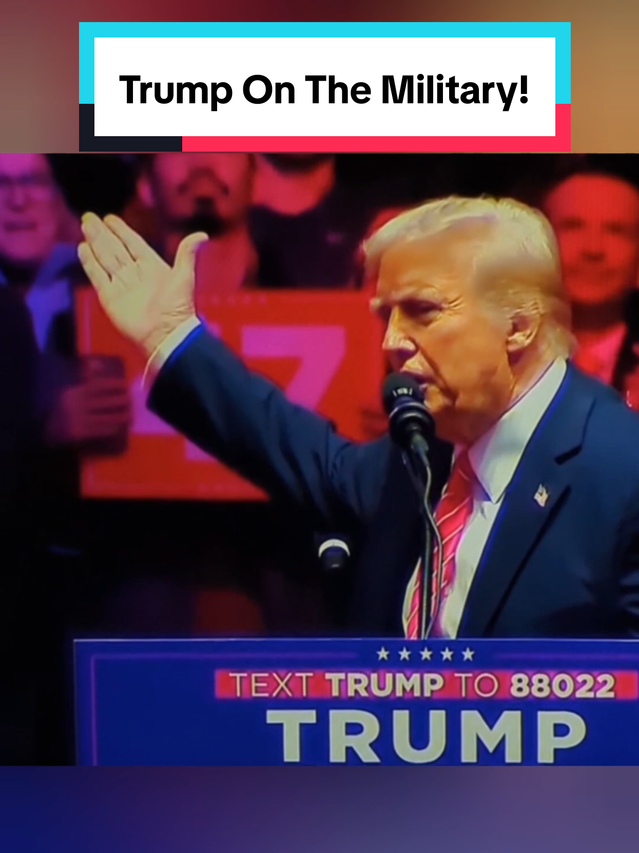 Donald Trump On The USA Military #donaldtrump 