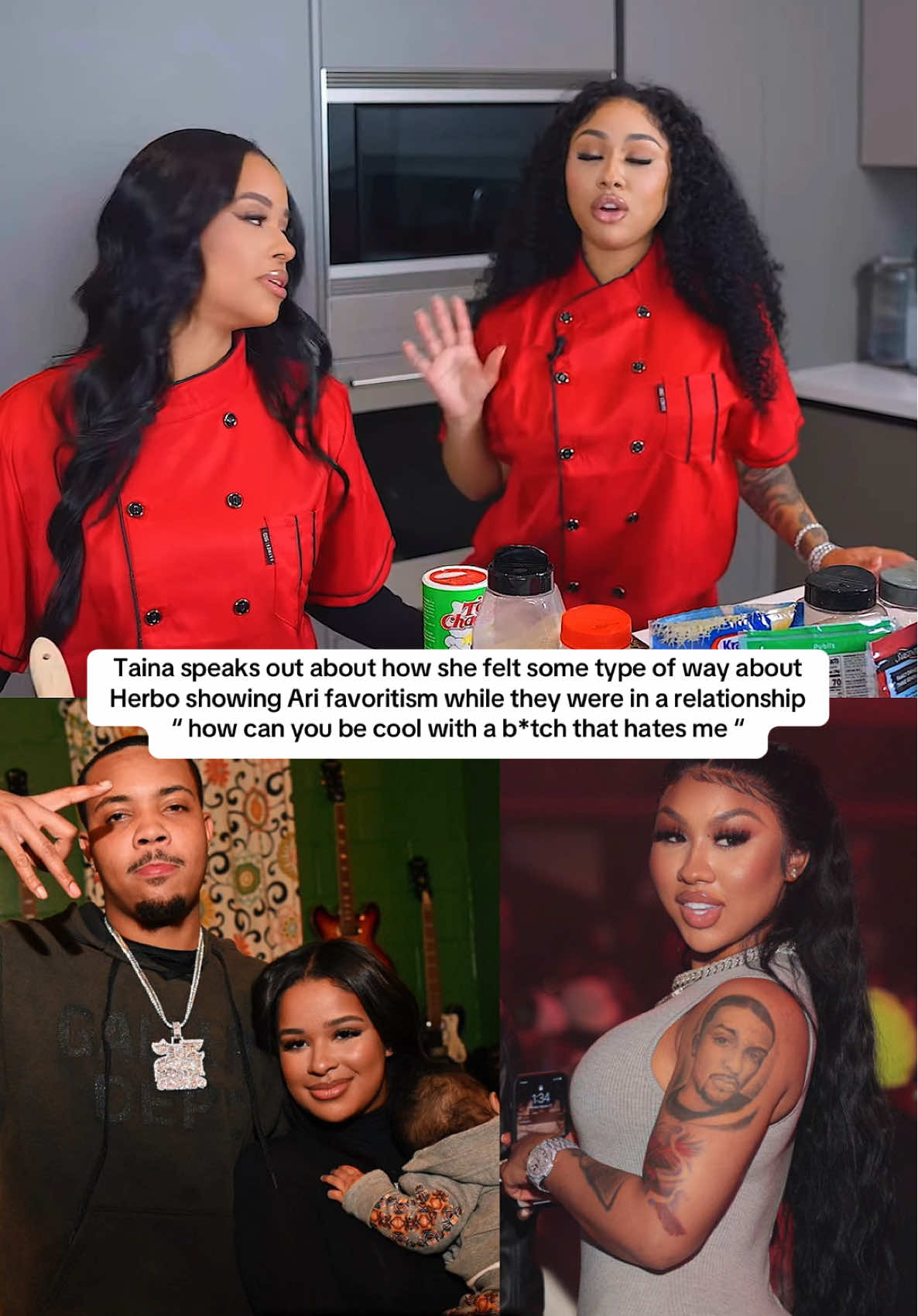 How do yall feel about taina feeling this way? #tainawilliams #arifletcher #fyp 