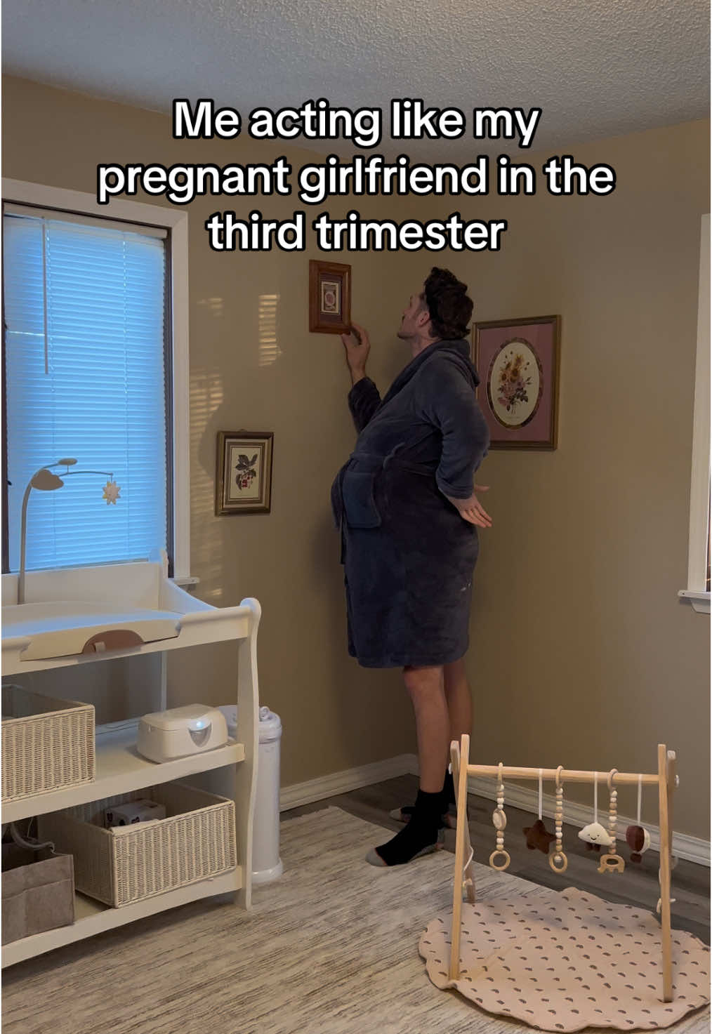 This was fun to make 🤣 #pregnantlife #pregancy #pregnancyhumor #thirdtrimester 