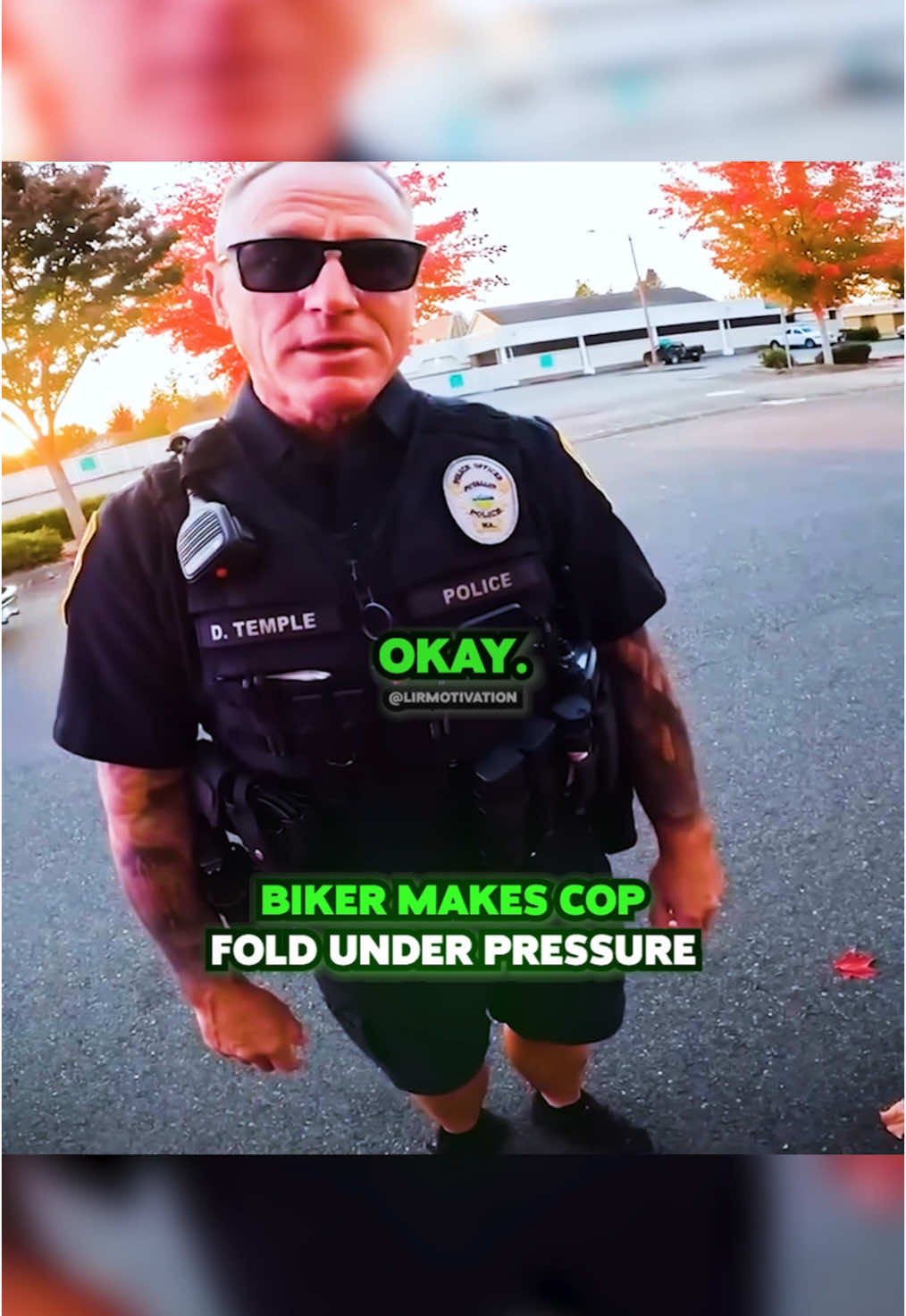 Biker exposes cop for real reason he pulled him over #biker #cop #fyp 