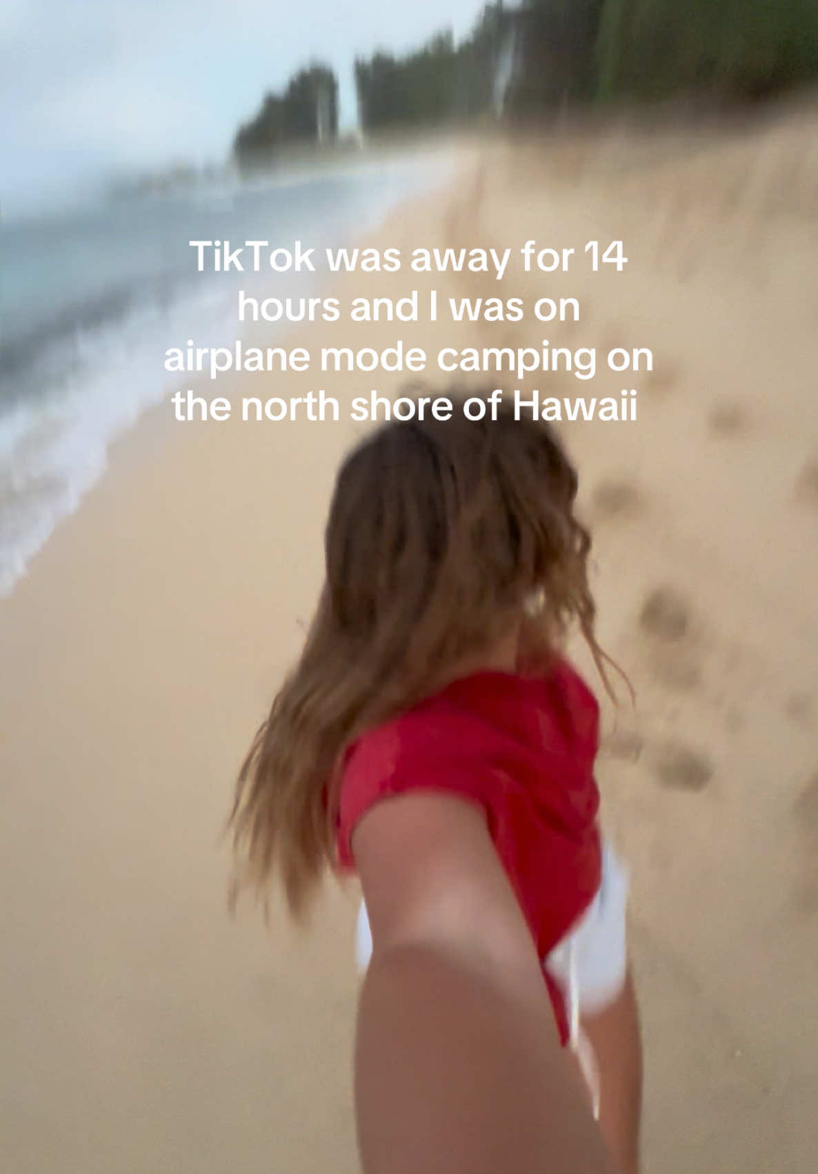 what perfect timing #northshoreoahu #northshore #hawaii #oahu #fyp #foryoupage #sza #airplanemode 