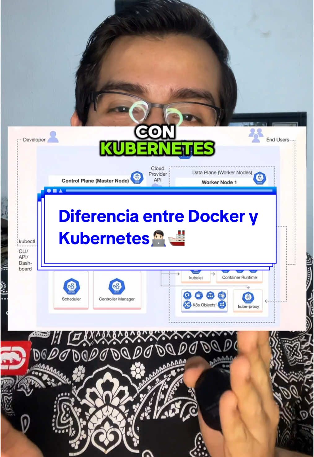 Replying to @Diego__01 Diferencia entre Docker🐋 y Kubernetes🚢 dos herramientas bien importantes en DevOps. #fyp #foryourpage #tech #dev #programador #ingenieriaensistemas #java #devops #docker #ingenieria #programming #programacion #softwareengineer #backend #fullstack 