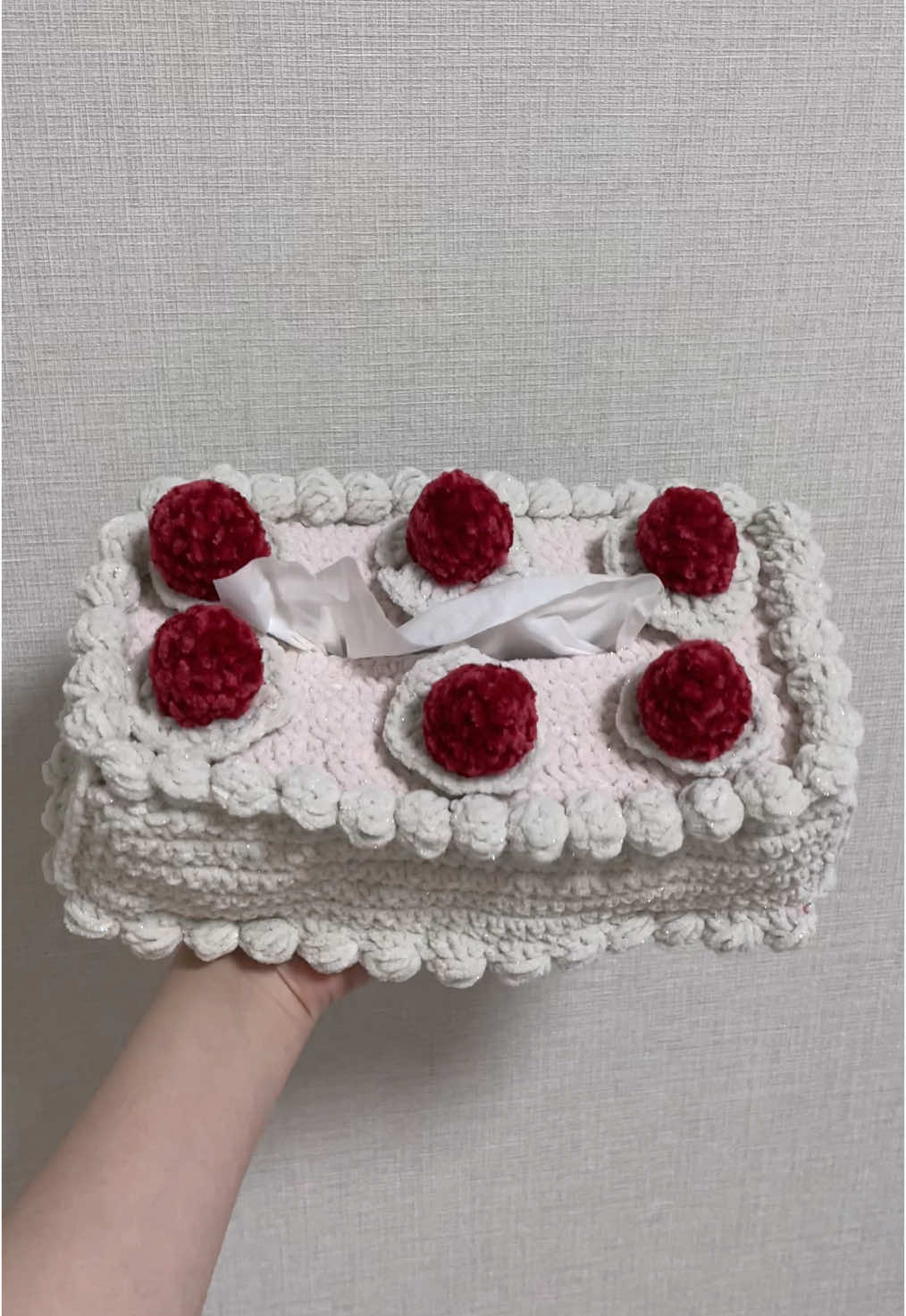 あれかわいくなりすぎちゃったかも🍰#crochet #編み物 #뜨케 #プリンセスモール 