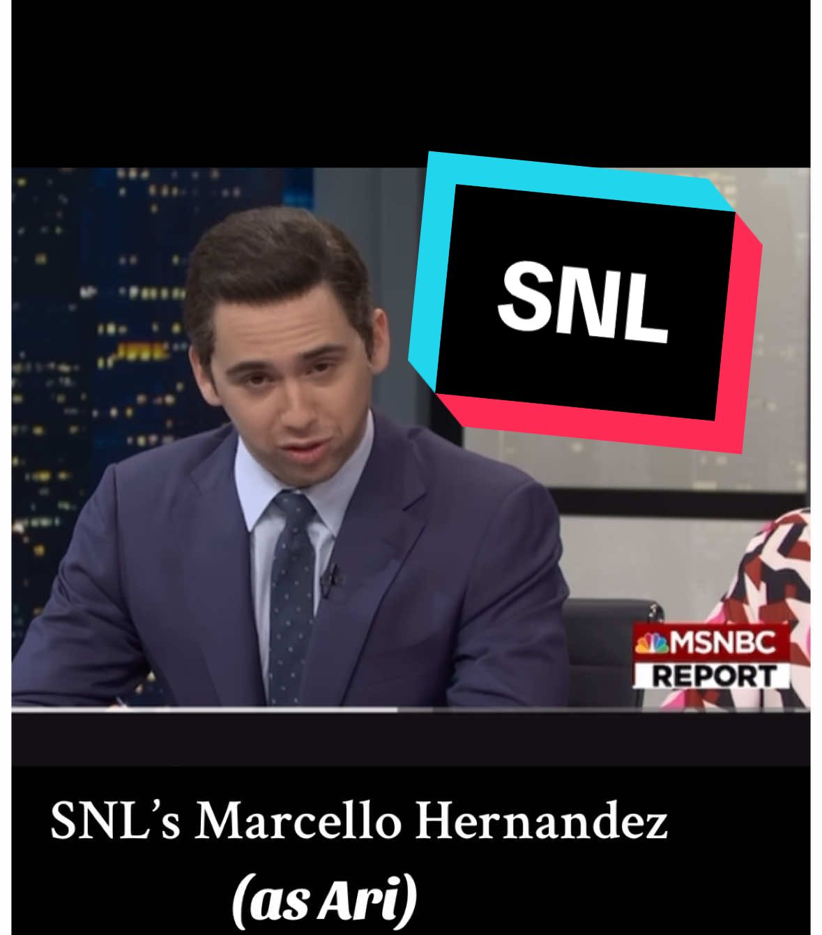 MSNBC by SNL  #marcellohernandez  #arimelber 