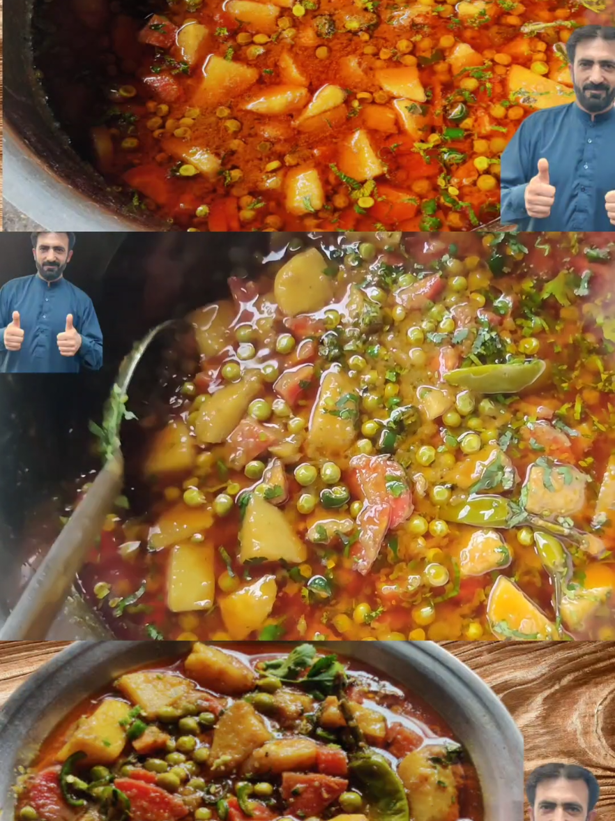 Mix Vegetable Sabzi Aloo Matar Gajar Recipe By nazir Jan foods #aloomatargajar #foruyou #tiktokfoods #tiktokcooking #nazirjanfoods 