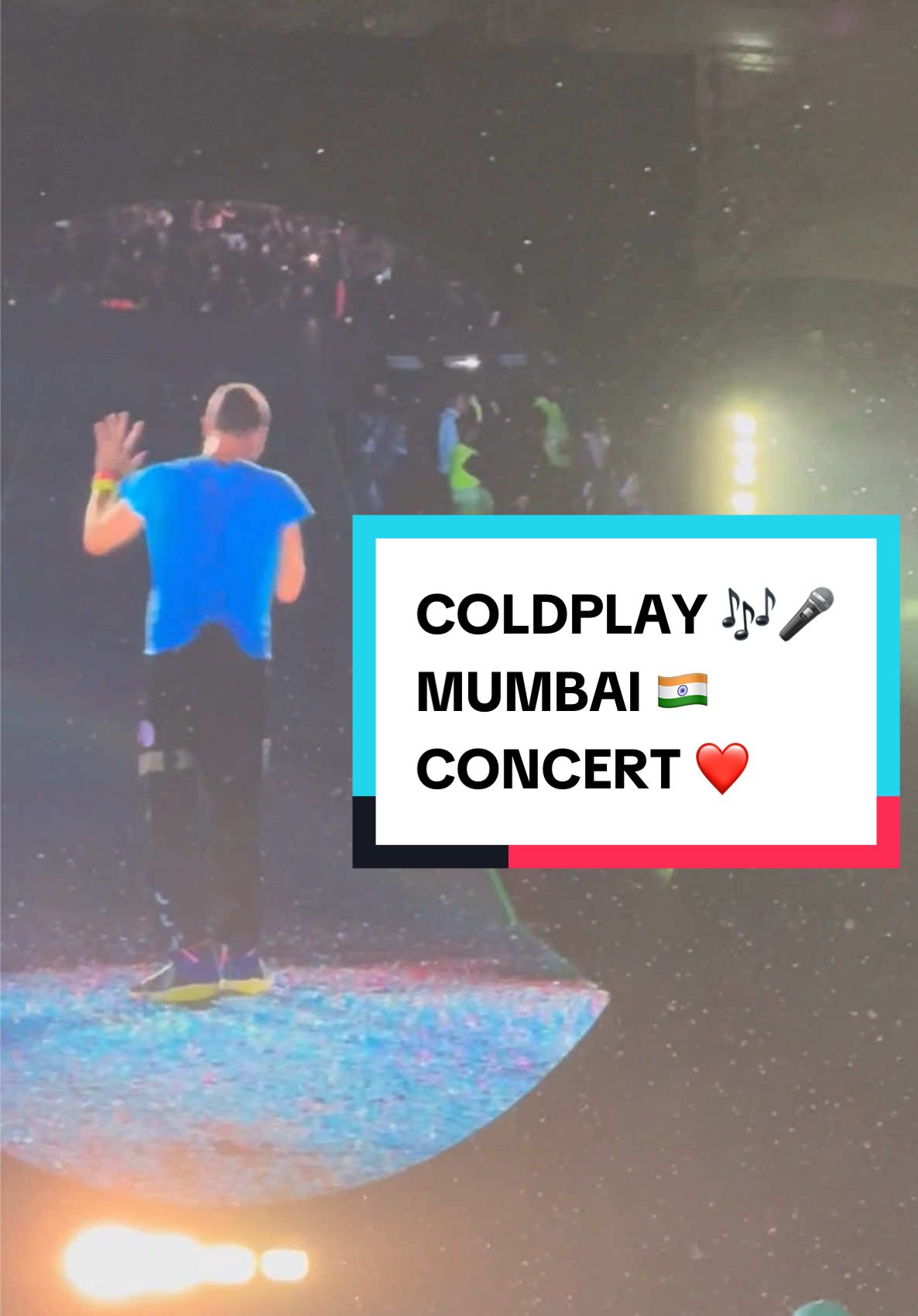 Music of the Spheres World Tour : British rock group live concert at the DY Patil Stadium in Navi Mumbai on 19th January. #instantbollywood #Bollywood #Mumbai #livemusic #BestofMusic #Coldplay #Coldplayconcert 