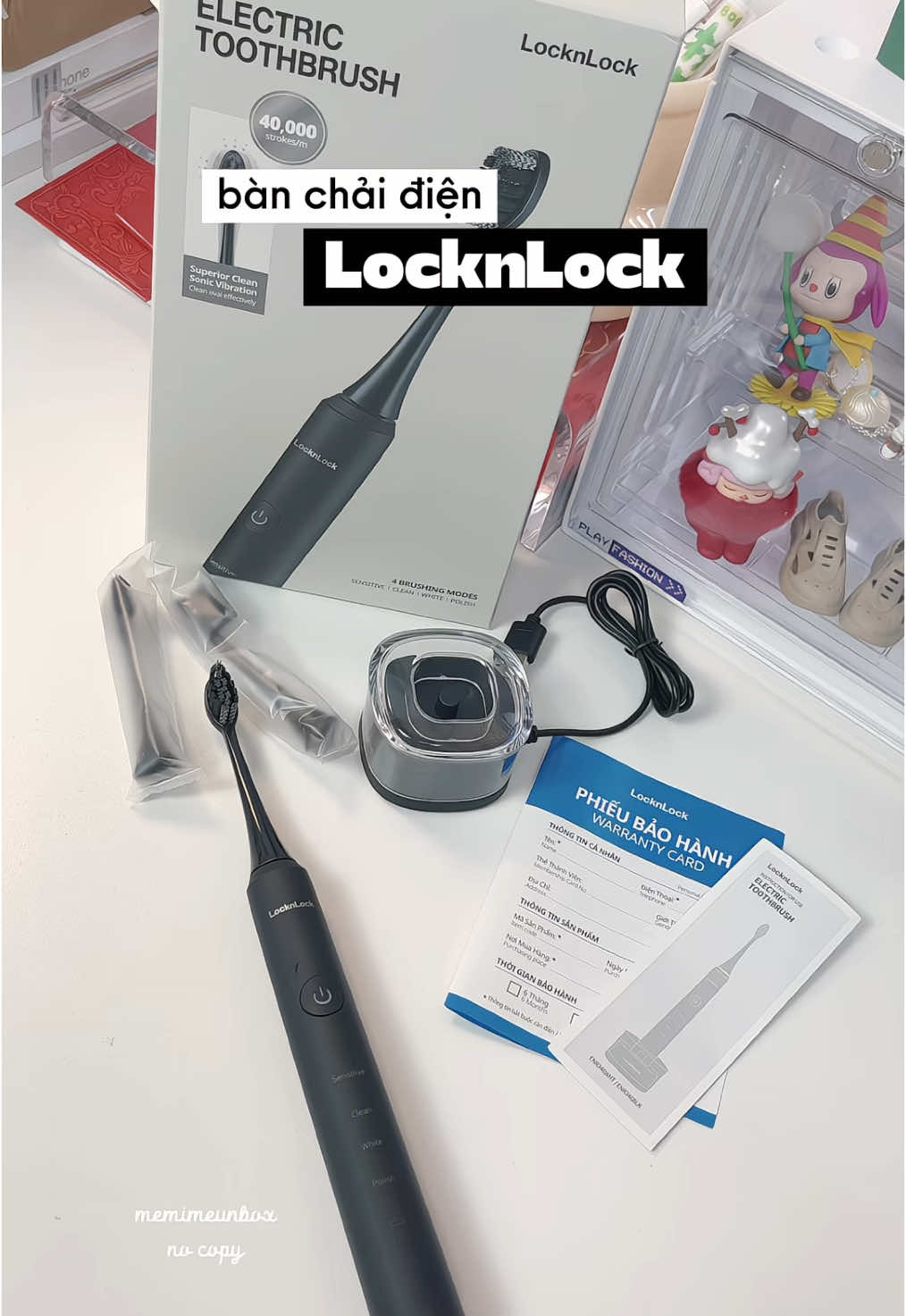 trải nghiệm bàn chải điện nhà LocknLock đúng xịn xò nha #locknlock #premiumlife #banchaidien #banchai #chamsocrangmieng #vzone #memimeunbox #anmi #nhakhoa #fyp 